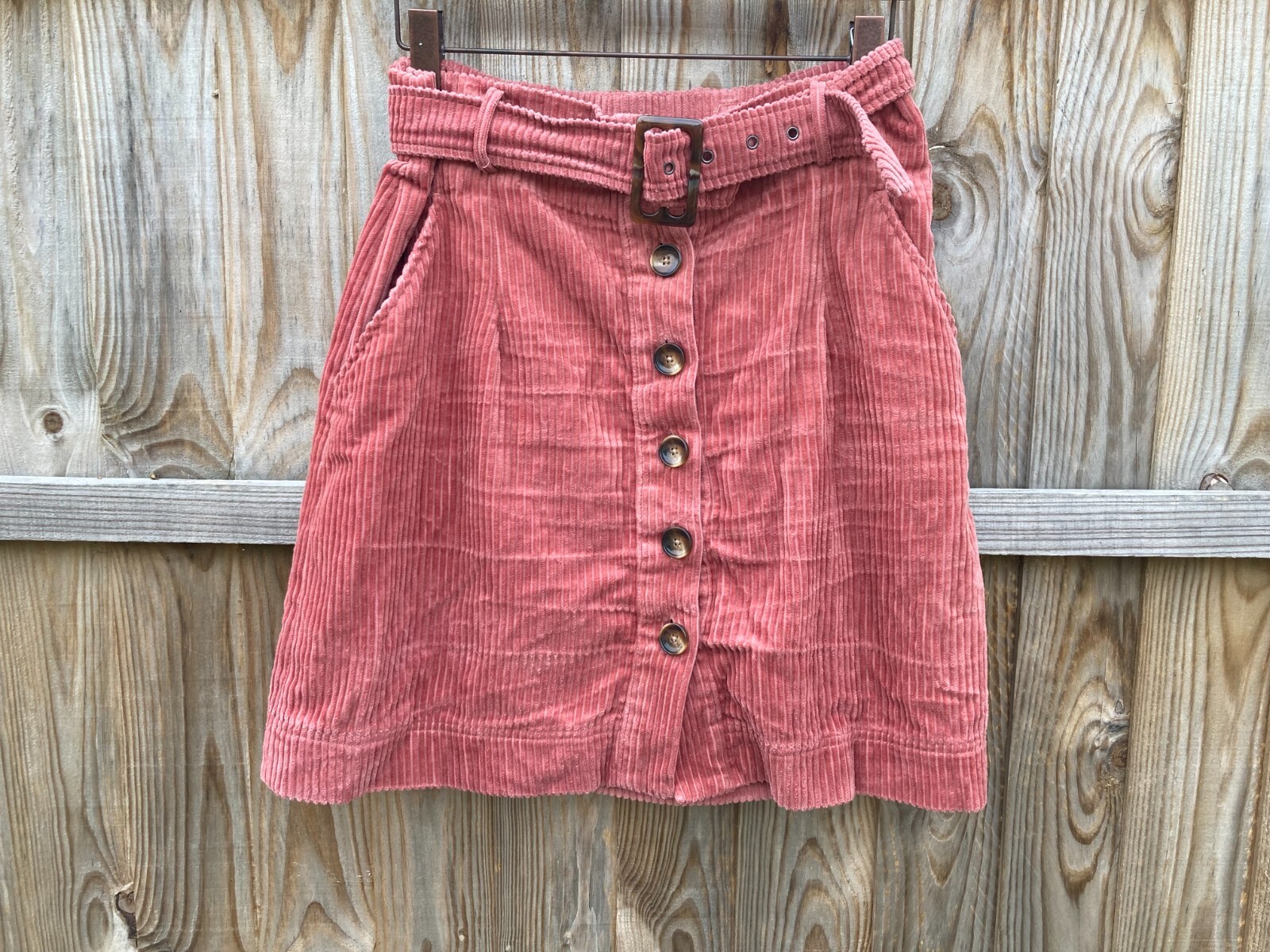 WOMENS MARKS & SPENCERS CORD SKIRT KNEE LENGTH WAIST … Gem