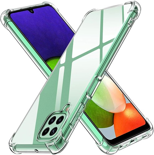 Coque Silicone Transparente Quatre Coins Renforces + 2 Verres Trempes Pour Sams - Photo 2 sur 3
