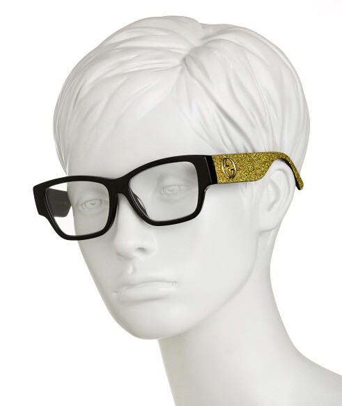 NEW GUCCI Runway Optical Square/Rectangle Black W/ Gold NEW GUCCI Runway Optical Square/Rectangle Black W/ Gold