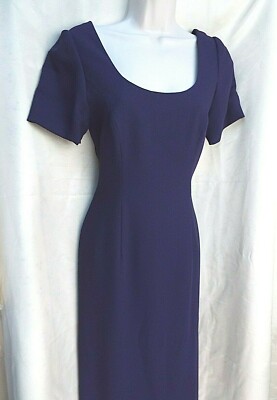 AFTER SIX by ROLAND JOYCE ~ royal lila ~ Abendkleid ~ detaillierter Rücken Größe 10