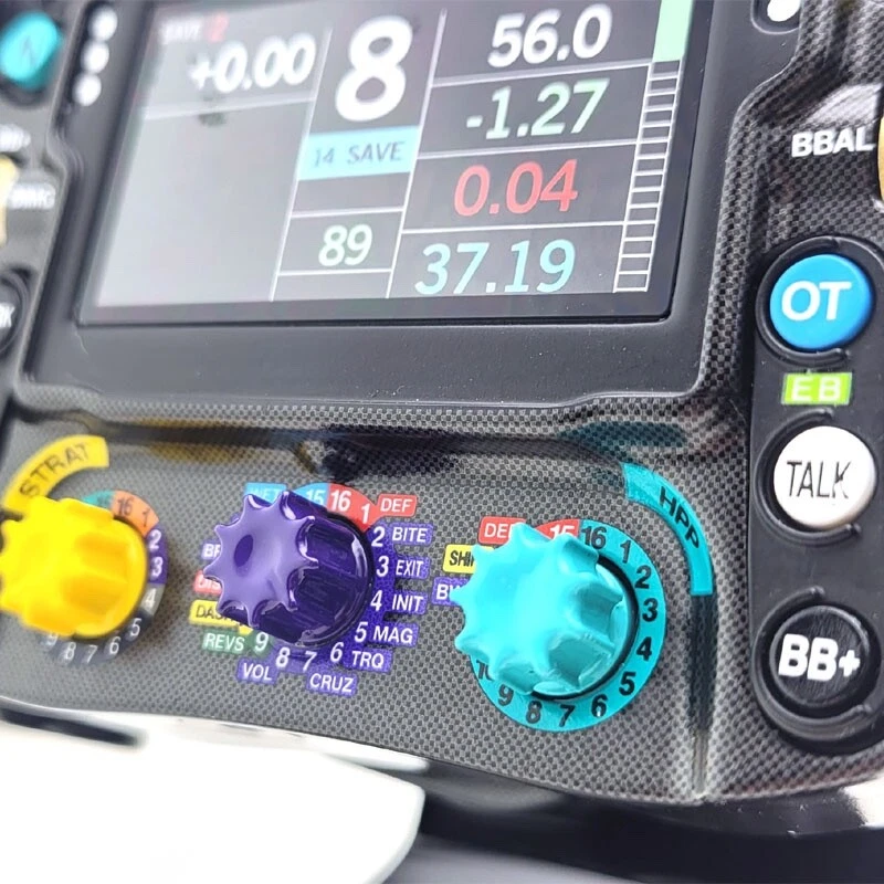 Minichamps Mercedes-AMG W11 2020 Lewis Hamilton Steering Wheel Replica 1/2 Scale - Image 3 of 4