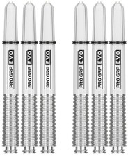 2 Sets Target Pro Grip Evo Medium Dart Shafts – Ships w/ Tracking – Silver