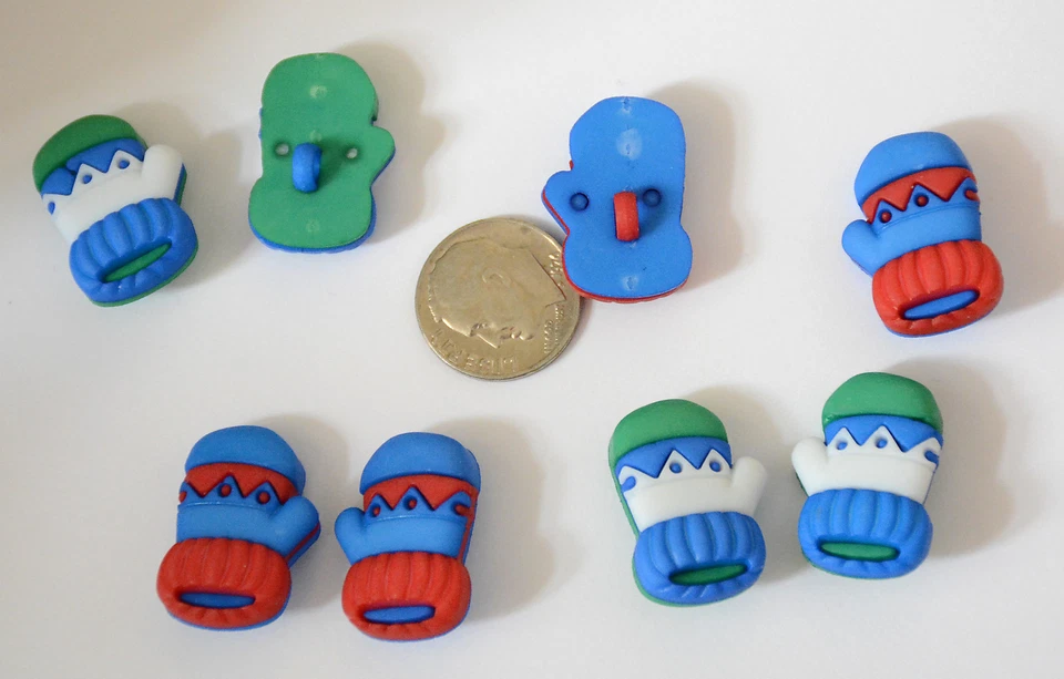 Calor de invierno/forma de manopula botones traseros/botones en abundancia colección de vacaciones Foto 2 de 2