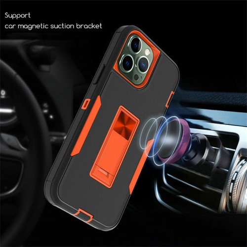 Mini funda para iPhone 13 12 Pro Max a prueba de golpes + soporte magnético para automóvil - Imagen 5 de 16