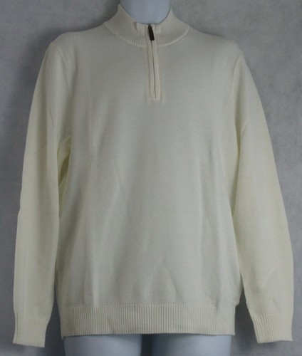 Club Room Men's 1/4-Zip Textured Cotton Pullover Sweater, Assorted Colors - Picture 10 of 17