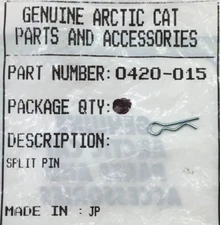 Single Arctic Cat 0420-015 ATV Replacement Split Retainer Pins Fit S1996-2004