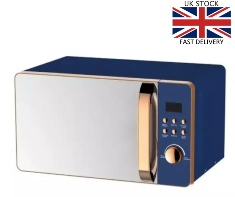 Navy and on sale copper microwave