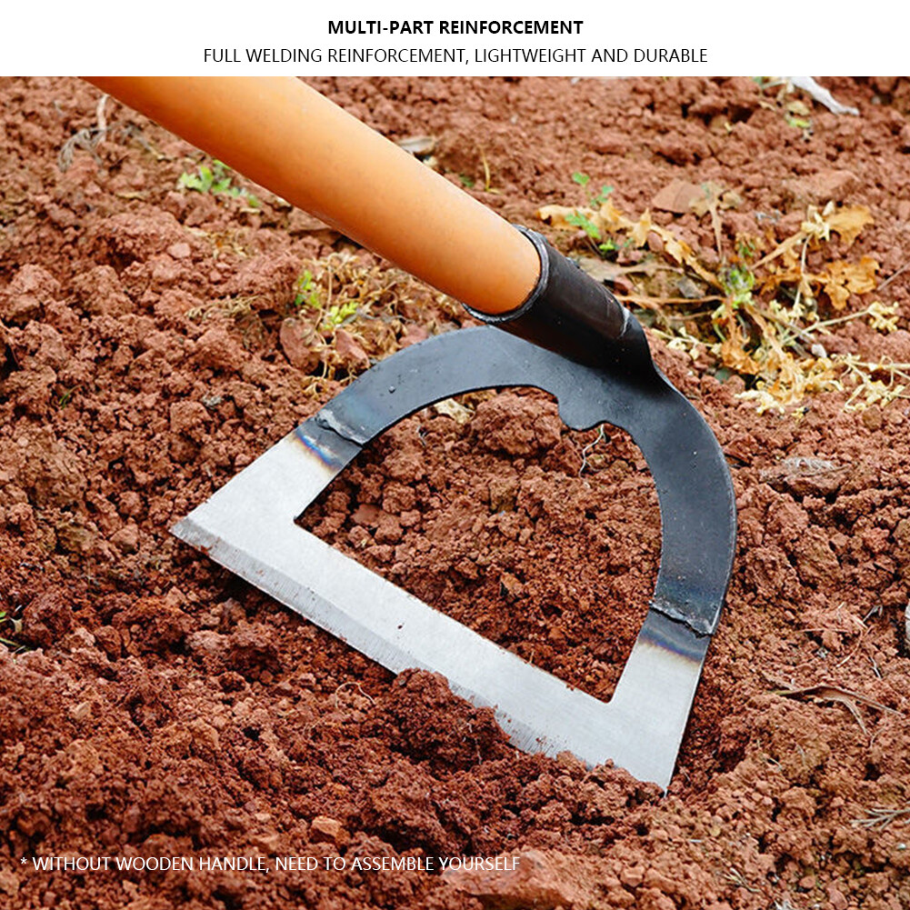 Garden Hoe MultiFunctional Hollow Hoe for Digging in Garden Beds (L