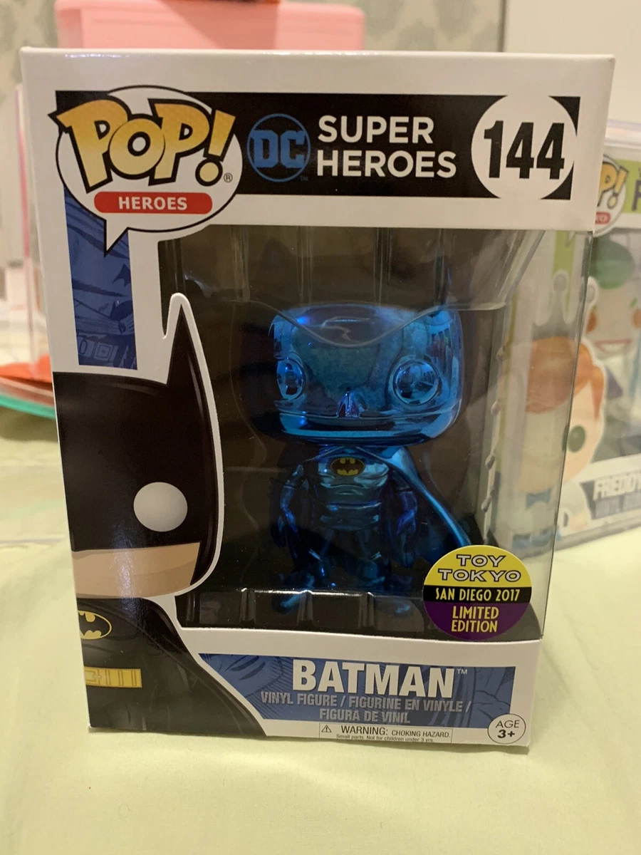 Blue chrome batman hotsell pop for sale