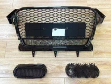 Black RS4 Style Grill Grille For Audi A4 Allroad Only 2013 13 14 15 16