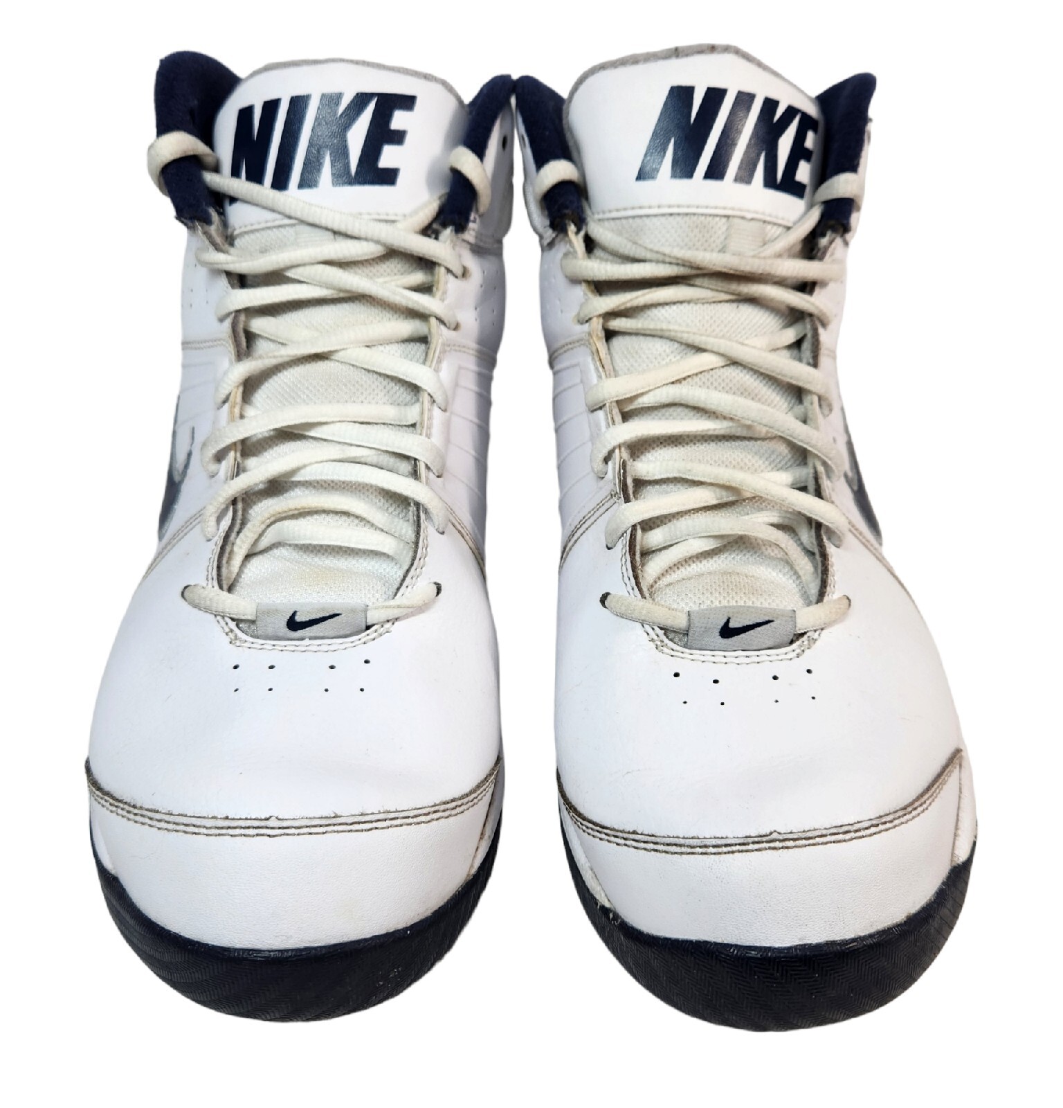 NIKE The OVERPLAY VI White and Blue Basketball Shoes … Gem