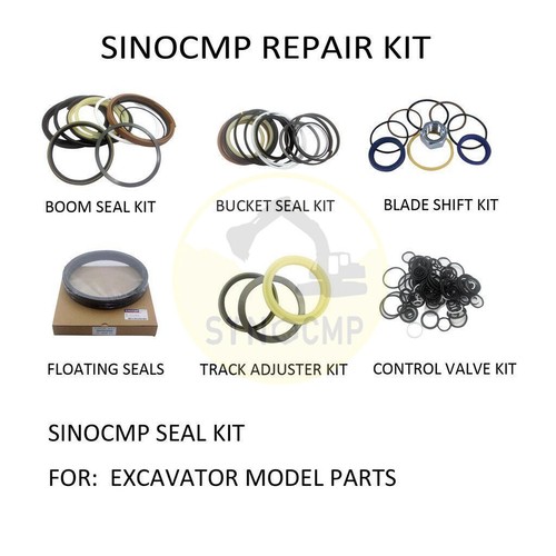 Kit guarnizioni cilindro braccio R290LC-7 31Y1-15046 31Y1-15047 per Hyundai - Foto 3 di 4