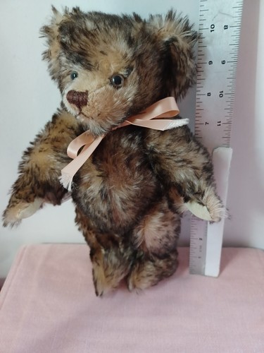Oso de Peluche Mohair con Punta Feliz Ironbridge Shrops Inglaterra Edición Limitada - Imagen 18 de 20