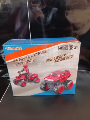 Pull Back Cars 4 Pack 