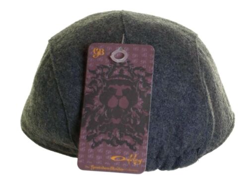 Neu Authentisch Herren Oakley GB gefütterte Wollmütze Kappe M/L grau 58cm 59cm Blech - Bild 2 von 2