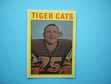 1972 O-PEE-CHEE CFL FOOTBALL CARD #8 TOMMY JOE COFFEY EX/NM NM SHARP!! '72 OPC