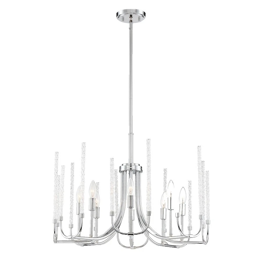 Candelabros moderno cromo Designers Fountain