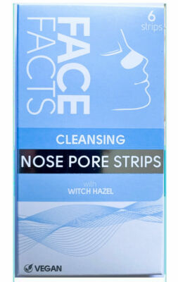 Face Facts Reinigung Augen Gel Pads fusselfreie Pflaster Make-up Nase Poren Streifen UK