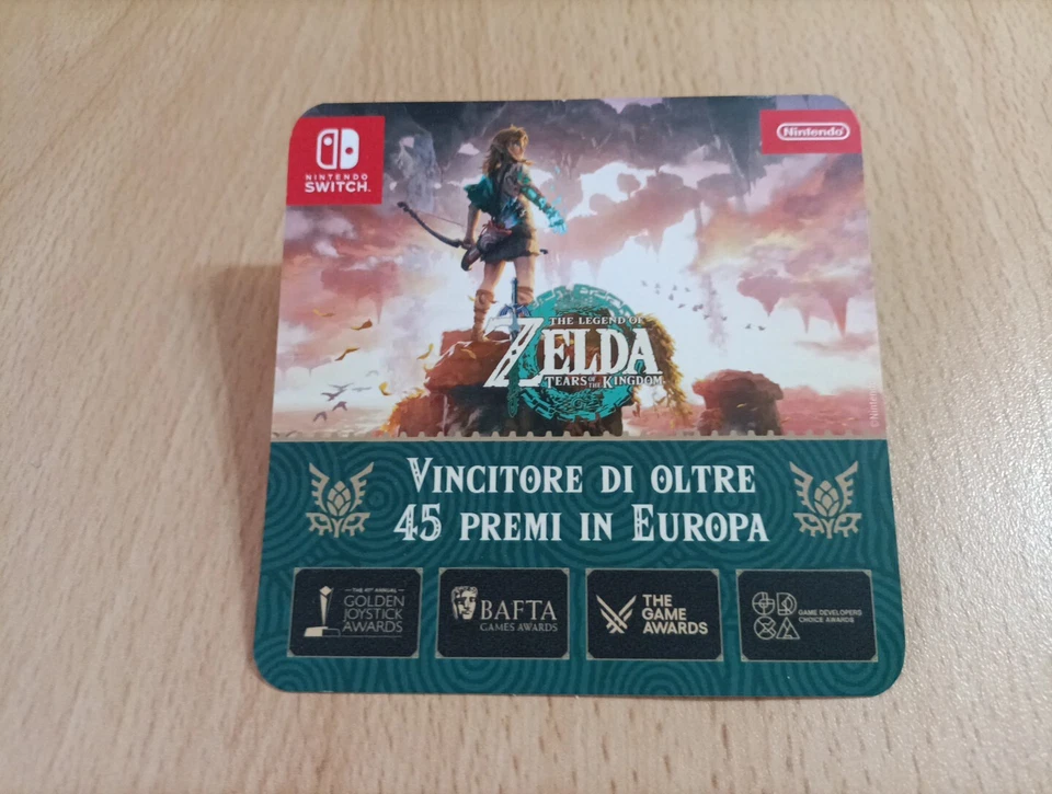 The Legend of Zelda: Tears of the Kingdom! Cartoncino Promozionale 20x15 New!, foto 2 di 5