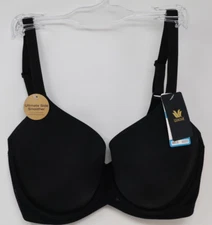 Wacoal 30DDD Women's Ultimate Side Smoother Contour Bra Black NWT