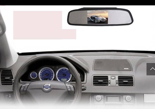 Pantalla LCD TFT a color de 5" para automóvil cámara de visión trasera reversa DVD espejo monitor - Imagen 3 de 8