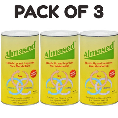 Almased Meal Replacement Dietary Supplement   17.6 Ounces   Pack of 3