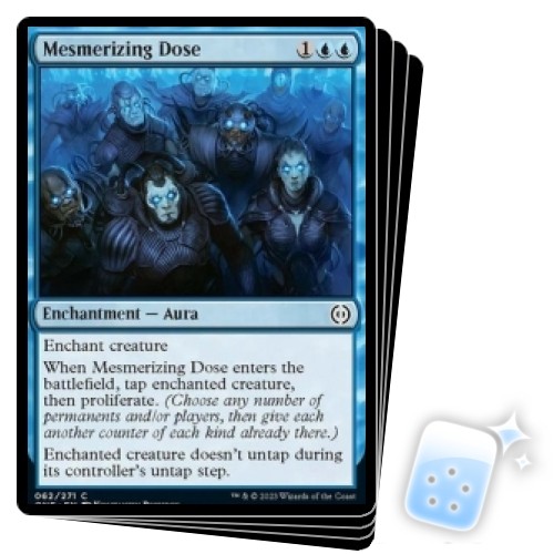 MESMERIZING DOSE X4 Phyrexia: All Will Be One ONE Magic MTG MINT CARD - Picture 1 of 1