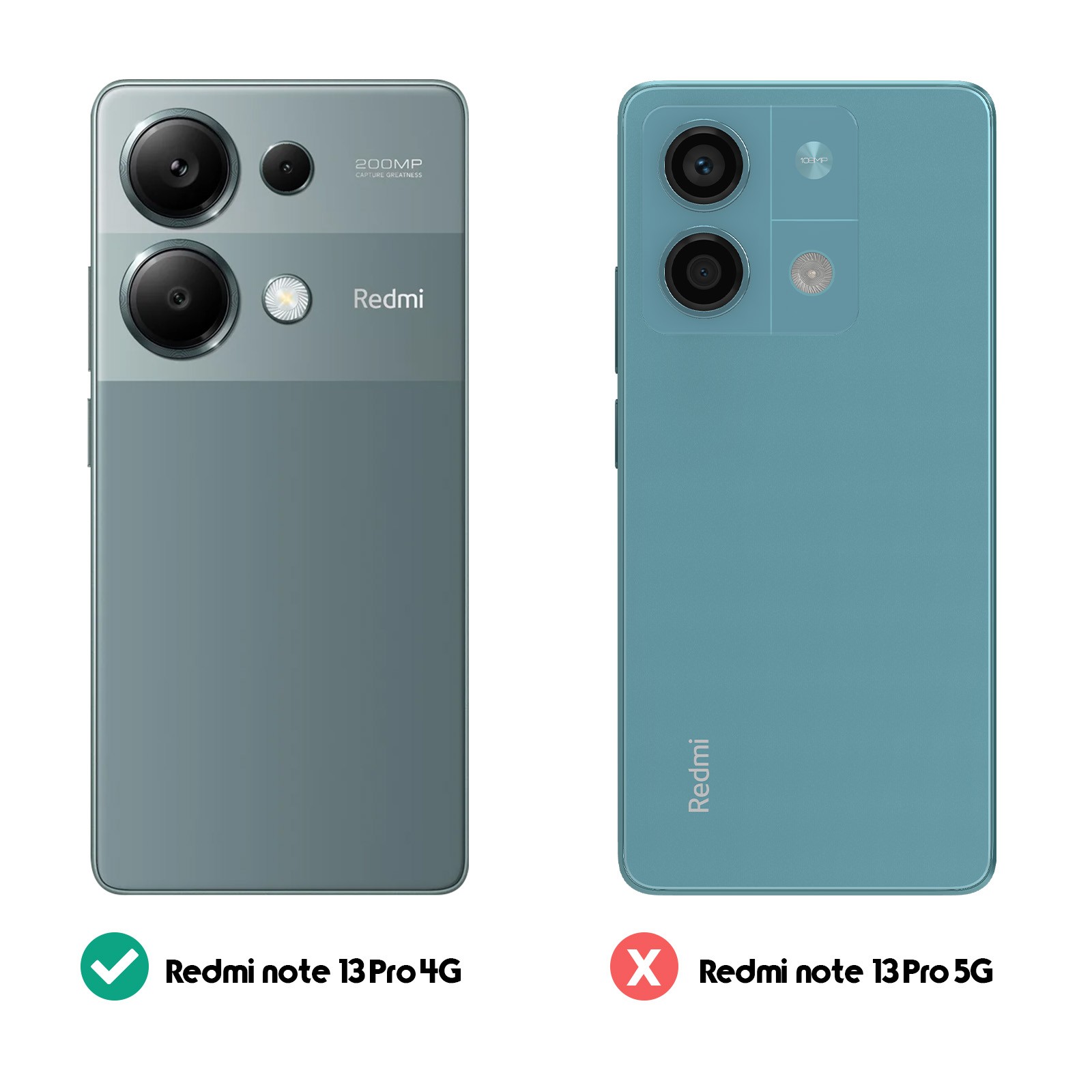 Coque Avizar pour Redmi Note 13 Pro 4G finition premium mat bleu - 4