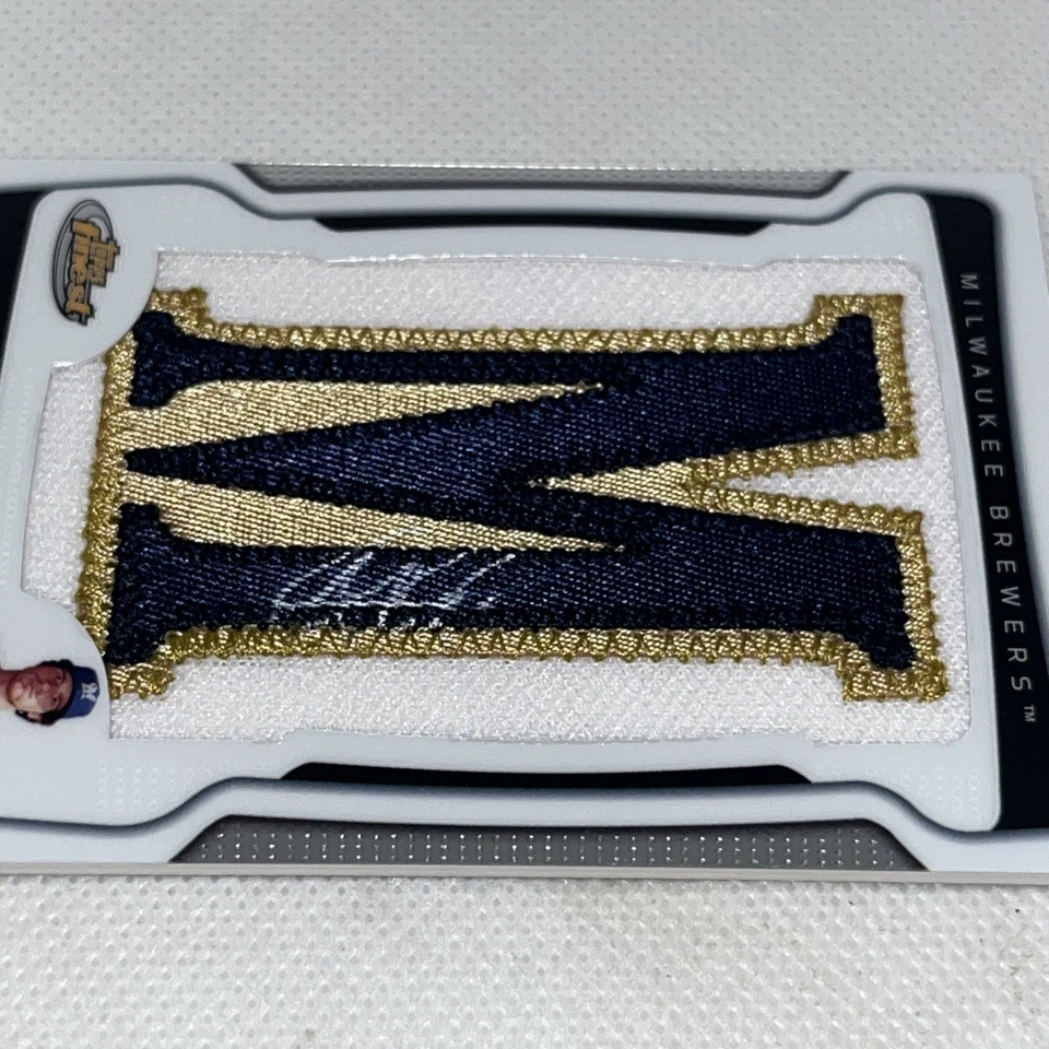 Mat Gamel 2009 Topps Finest Autograph Auto Letter M Patch /285 Milwaukee Brewers - Image 4 of 4