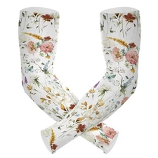  Gardening Sleeves Spring Globe Daisy Flowers Farm Sun Protective Arm Floral