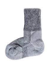 Thorlos L26007 Unisex Kids Gray 1-Pair Hiking Crew Socks Size 10-13