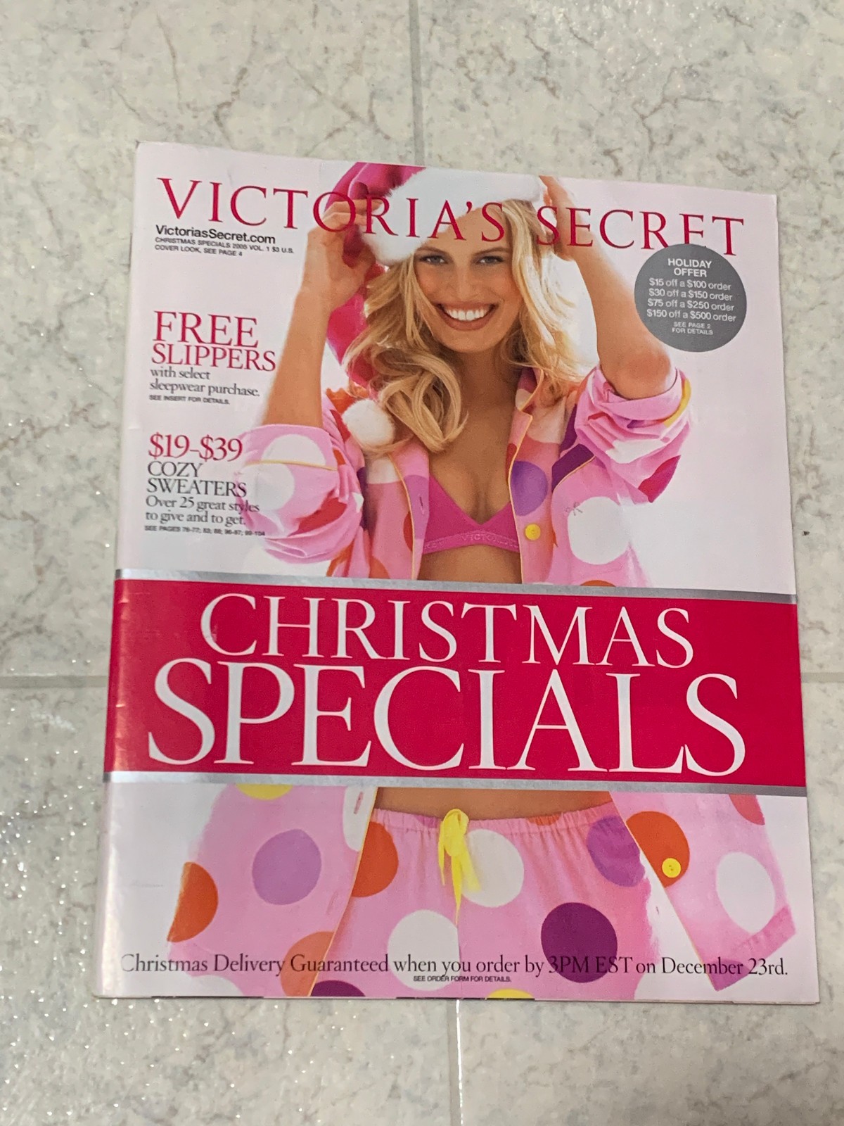 Victoria's Secret Christmas Specials 2005 Vol 1 catalog - Karolina Kurkova cover