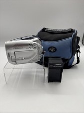 Canon DC 100 DVD NTSC Camcorder Camera 25x Zoom Bundle Tested Working
