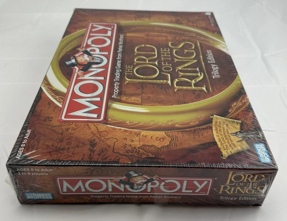 2003 Lord of the Rings Trilogy Monopoly Game Parker Brothers Brand New Sealed - Image 4 of 4