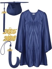 Geyoga Preschool and Kindergarten Graduation Gown and Cap, Tassel with 2026 C...