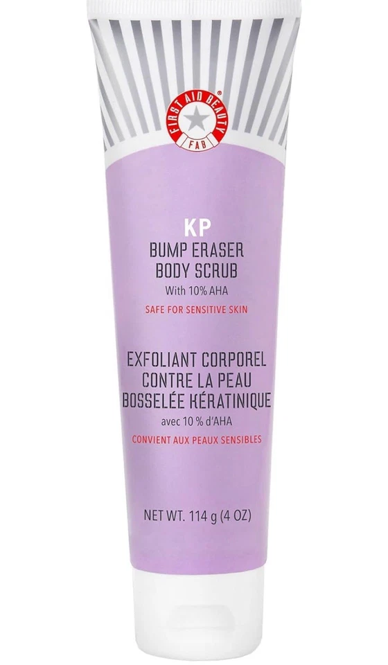 First Aid Beauty KP Bump Eraser Exfoliating Body Scrub, with 10% AHA, 8 oz - Image 4 of 4