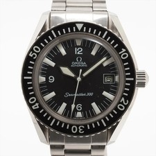 Omega Seamaster SS SS AT quadrante nero 1 collegamento extra calendario macchie ST166.0324
