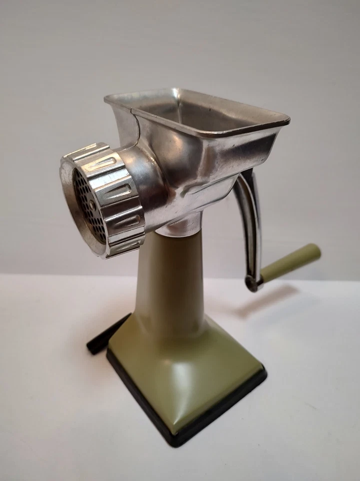 Moedor de carne vintage Rival Grind O Mat modelo 303 processador picador de alimentos abacate - Imagem 2 de 4