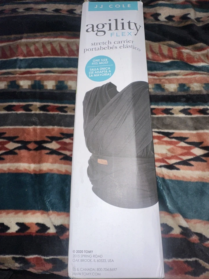 Novo JJ Cole Agility Transportador Infantil Flex Elástico 2 Posições 8-35LBS Preto - Imagem 2 de 4