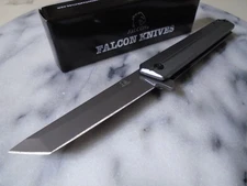 Falcon Assisted Open Tanto Pocket Knife Gray 440 Folder KS1315GY 8.20" OA New