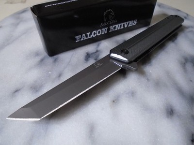 Falcon Assisted Open Tanto Pocket Knife Gray 440 Folder KS1315GY 8.20'' OA New