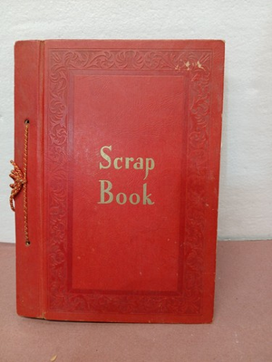 #ad #ad Vintage 1950s Scrapbook Album Ephemerapoetry Lettersfaith Based Muskegon Mi $29.99