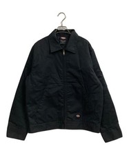 Dickies Padded quilted zip-up work jacket black