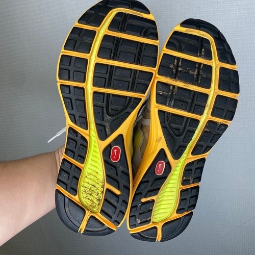 Nike | Grey Yellow Lunarlon Womans Sneaker 7.5 - Picture 5 of 6
