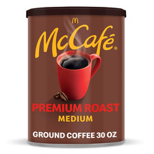 Mccafe Premium Roast, Medium Roast Ground Coffee, 30 Oz Canister