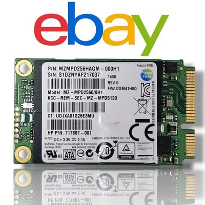   Samsung 256GB mSATA SSD | MZMPD256HAGM-000H1 | 6Gb/s    #FF99