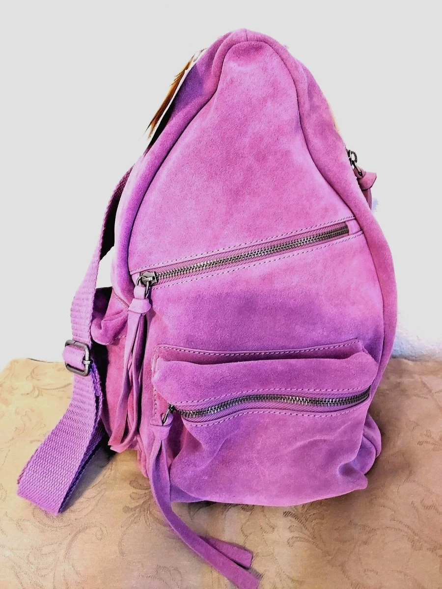 Free People Violet Suede Convertible Backpack NWT | eBay display picture 3