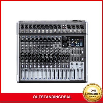 HERO12 12-Channel Mixer Bluetooth Mixer w/ Built-in Dual 99-bit DSP Effects ot25