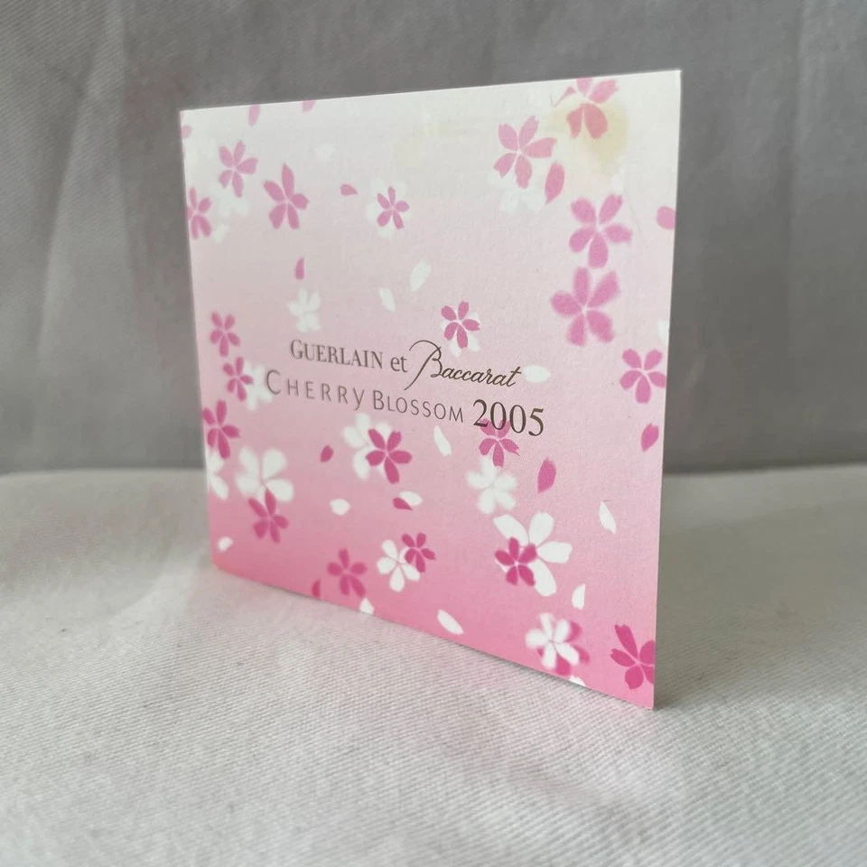 Очень редкая баккара Guerlain Японии ограниченного 1/1500 подвеска ожерелье сердце сакура - Изображение 4 из 4