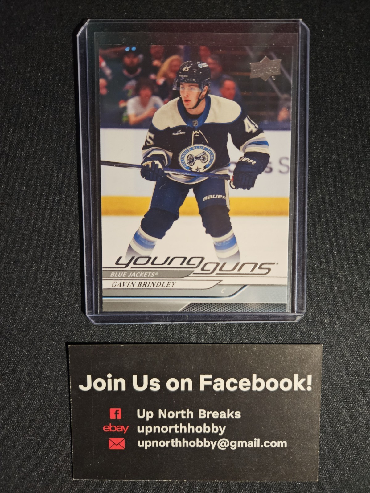 2024-25 Upper Deck Young Guns Gavin Brindley   RC #207 Colorado Avalanche